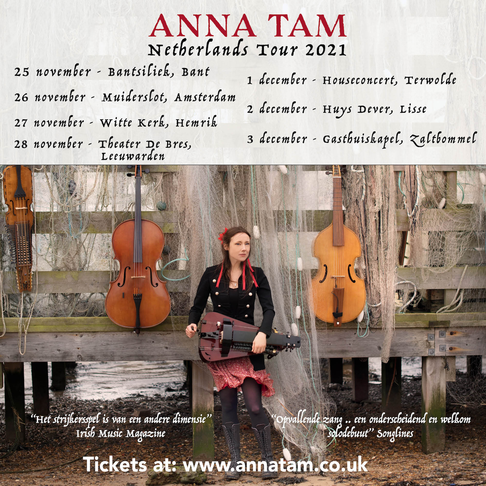 Netherlands Tour announced!
